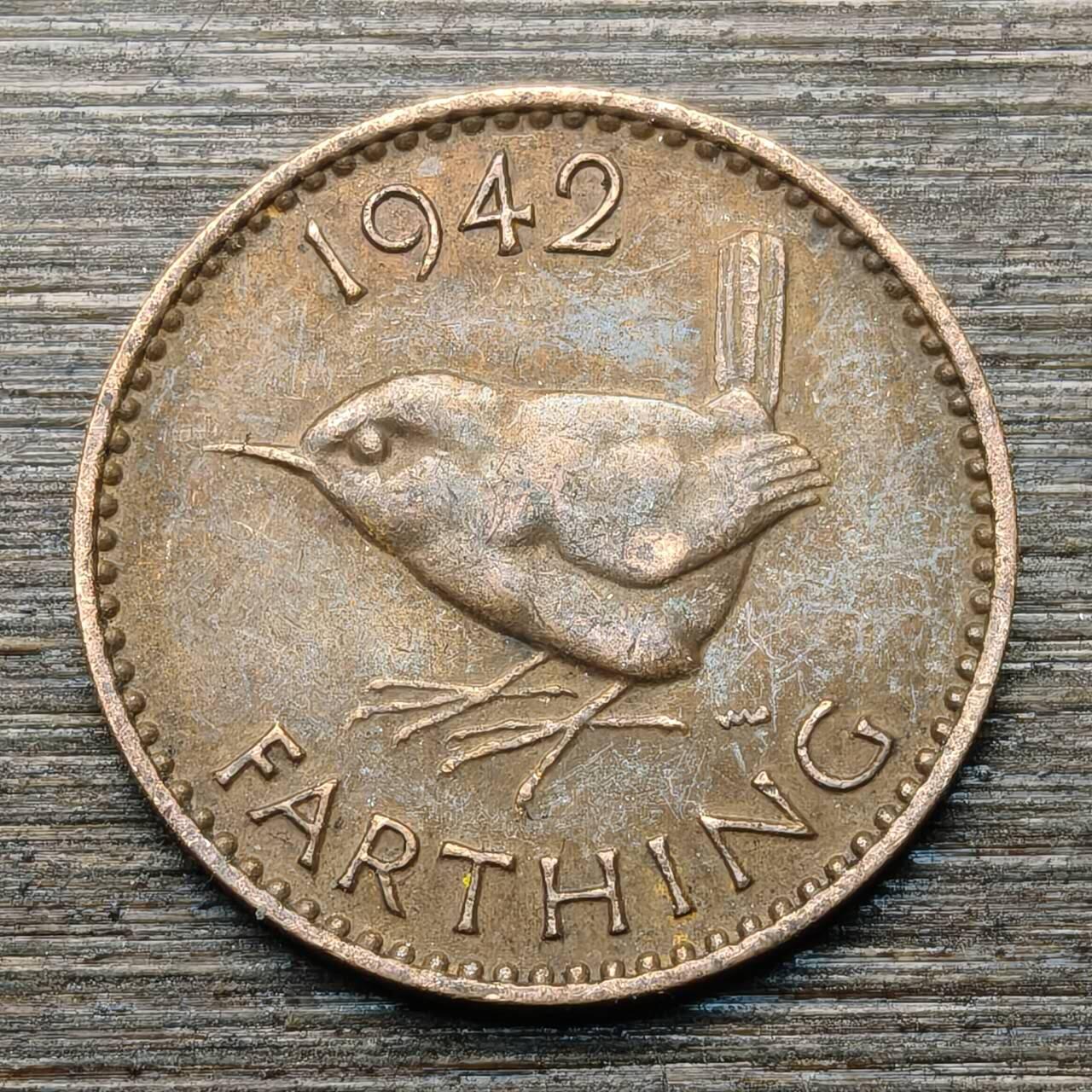 【本场4.12号发货】★第145★散币专场 不寄存，30包邮。不满30元，支付5元运费。《接受代拍 代送NGC评级》 19【无寄存】1942年 英国 1便士