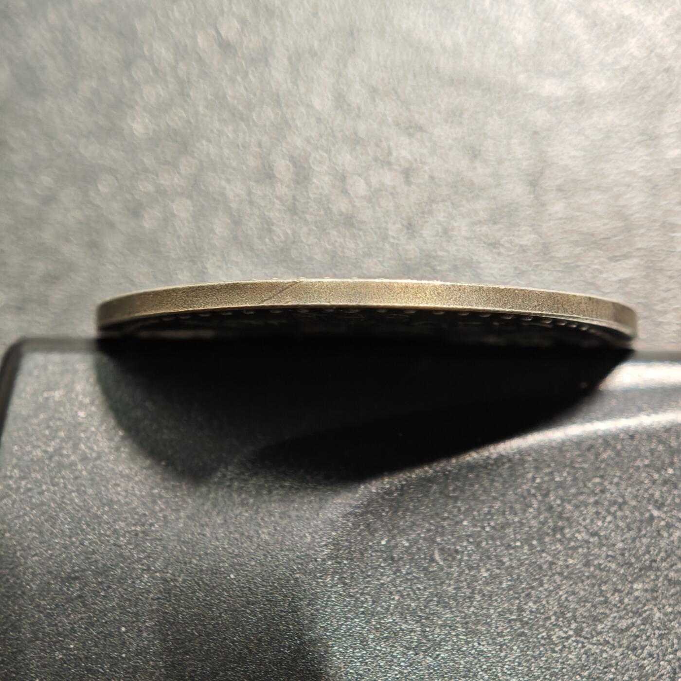 【德藏】世界币章拍卖第164期（拍品征集中~欢迎藏友联系） 1923年 德国紧急时期魏玛海尔布隆500亿马克铜币纪念章 直径约：35.3mm；重约：13.8g