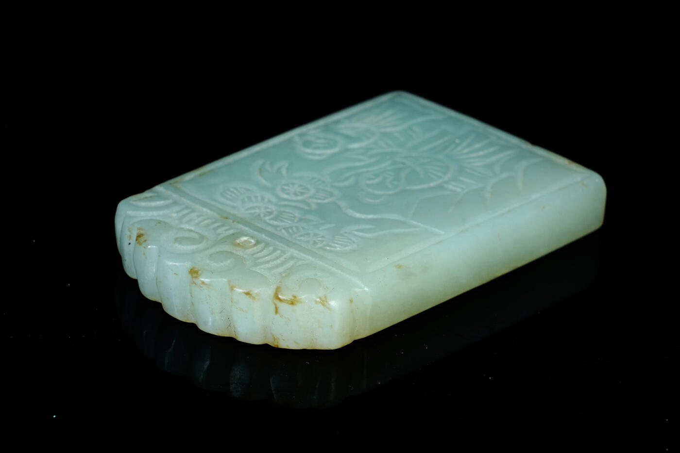 上海都达杂项专场十九（全场包邮） 和田玉籽料精雕《人物故事》挂件90-18