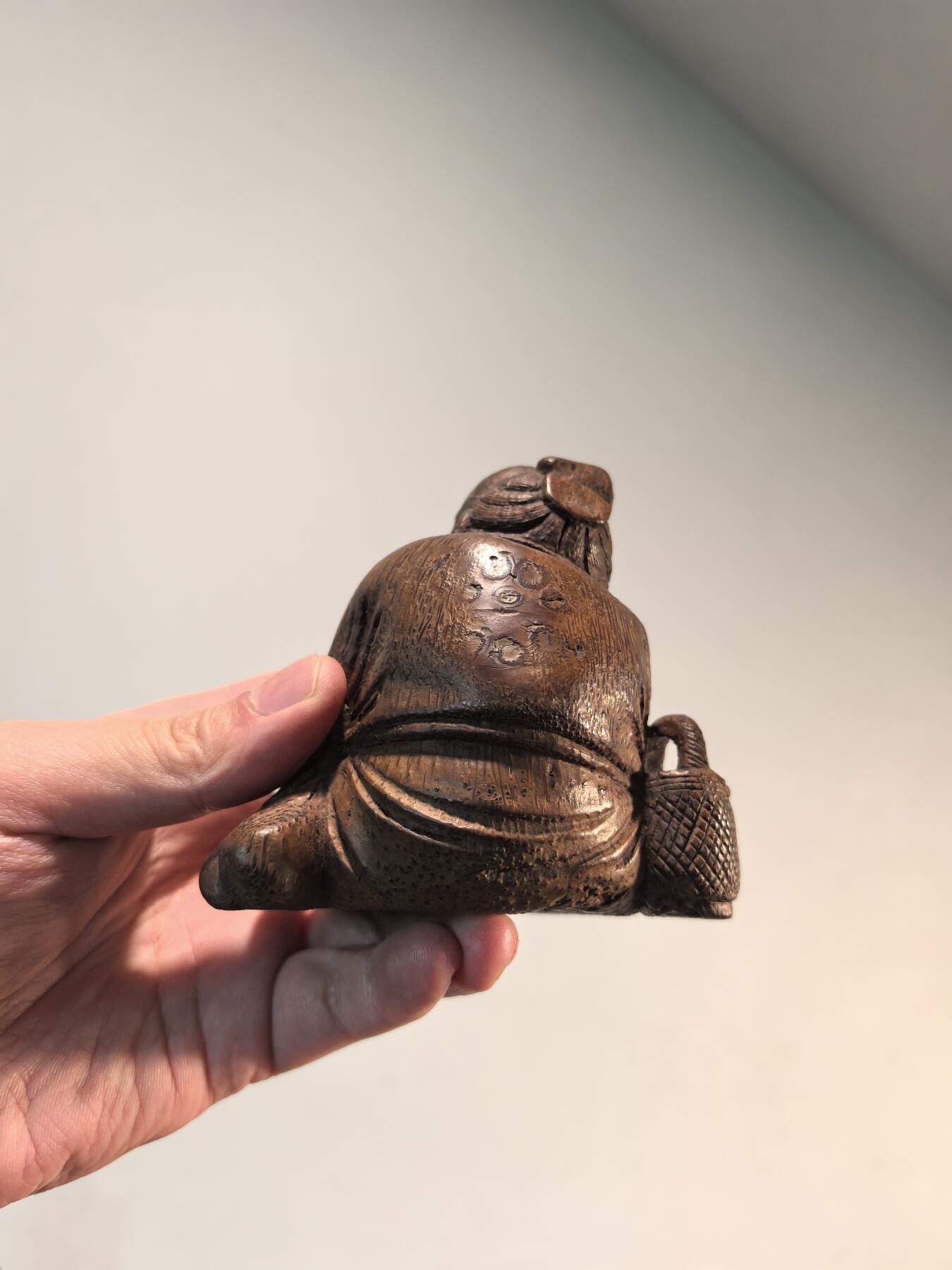 兰馨堂竹雕专场 老竹雕人物摆件