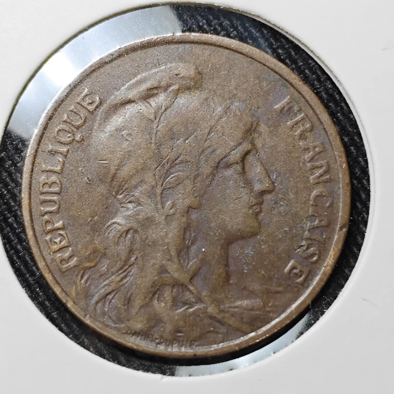 KK钱币收藏小铺  第392期  2月预留时间 周末发货  1916法国5分