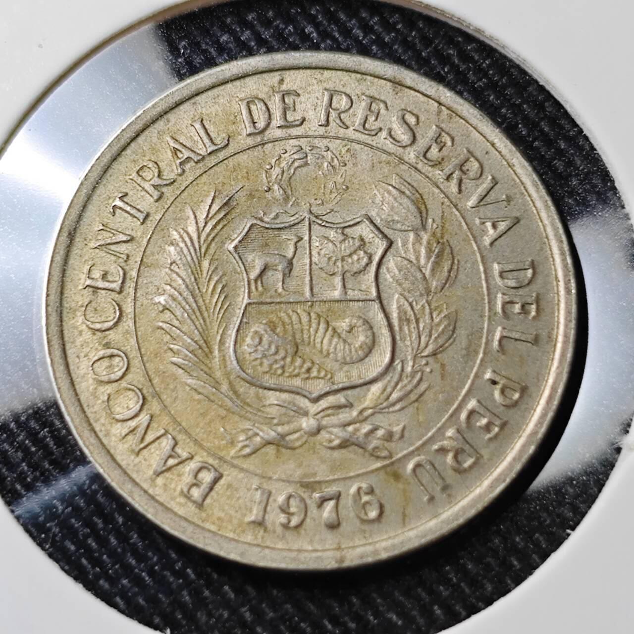 KK钱币收藏小铺  第392期  2月预留时间 周末发货  1976秘鲁5分