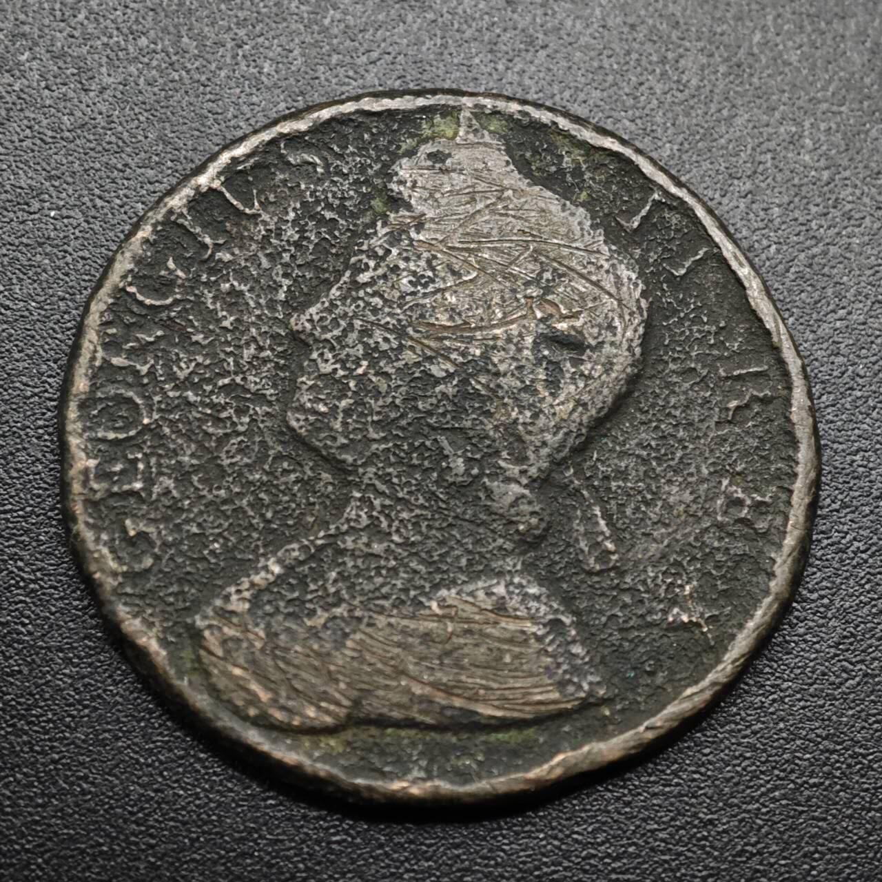 【淘币小摊】实时拍第八百六十三拍   小银币散币场   年前最后一周 之前的预留小年前全部发出 请更换最新收货地址  英国乔治二世半便士铜币