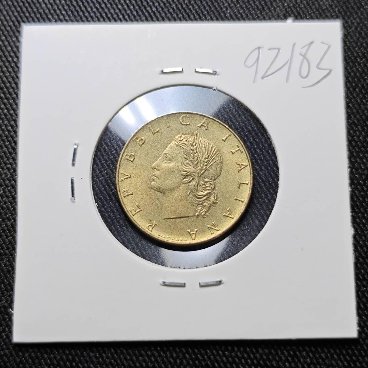 KK钱币收藏小铺  第392期  2月预留时间 周末发货  意大利20里拉铜币