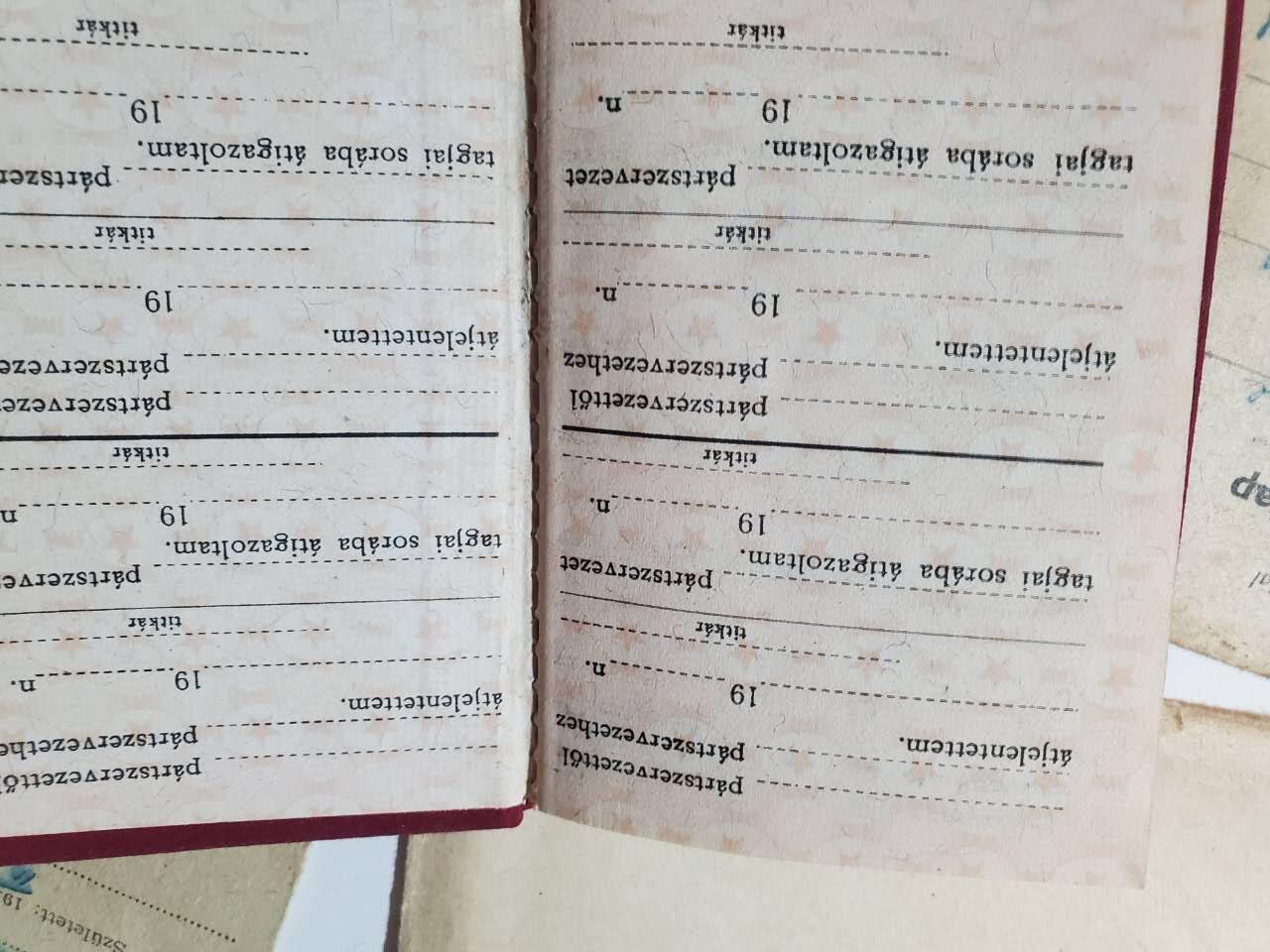 韵星假日军品类拍卖第三十九期暨默多克中校夫妇专场 -- Rimey Holidays Militaria Auction 39 & The Modoks Collection  匈牙利人民共和国默多克中校社会主义工人党党证书 社会服务手册 疫苗手册一套