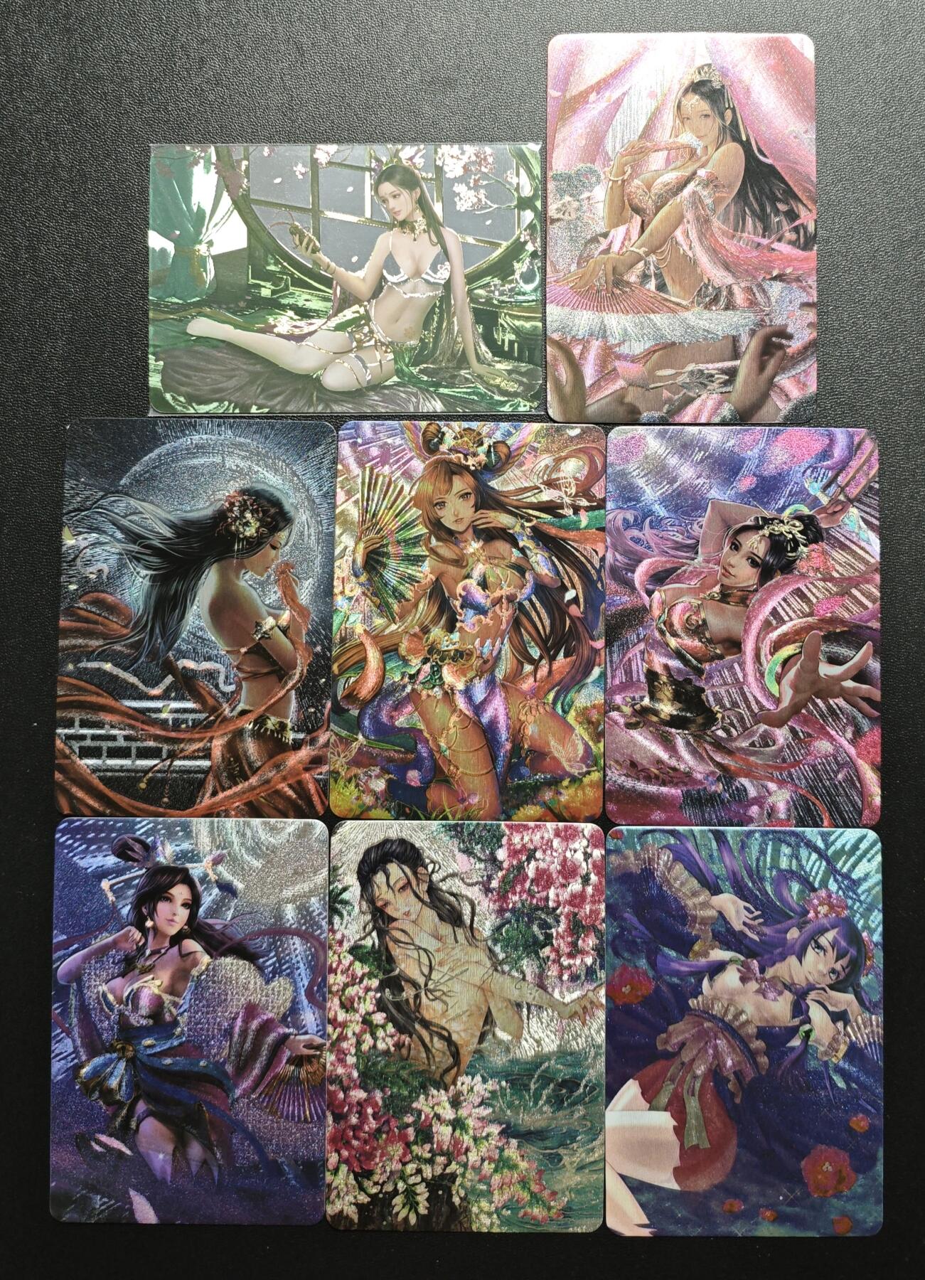 天玑星卡拍第168期《2.3周二截拍艺气风发》持续收拍收评中 满赠卡需备注 宁缺卡牌 三国演义 貂蝉 光刻一张+七张粗闪 八张