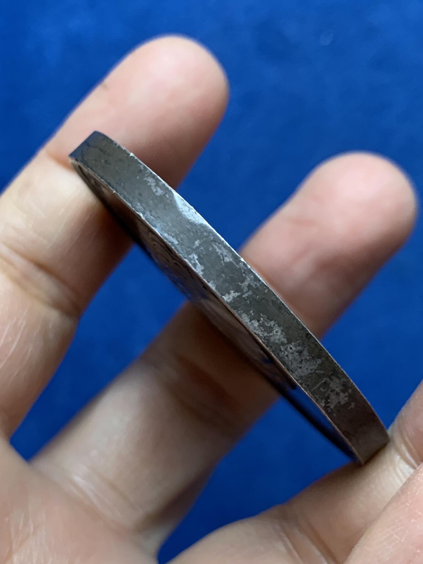 《竞宝斋》第465场 周日，周一，周二，3场连拍 （全场包邮）欢迎送拍 路易十八头像纪念亨利·波尔多公爵（未来的香波伯爵，即查理十世皇孙亨利五世）的诞生银章，天使抱着新生儿与智慧女神在亨利四世半身象前，80.55g，49.8mm，早期无边铭，厚重