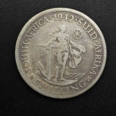 【淘币小摊】实时拍第八百六十三拍   小银币散币场   年前最后一周 之前的预留小年前全部发出 请更换最新收货地址  - 南非1942年乔治六世一先令银币