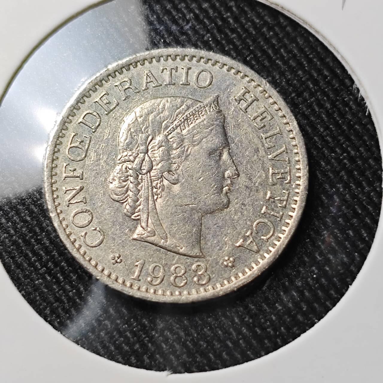 KK钱币收藏小铺  第392期  2月预留时间 周末发货  瑞士10分