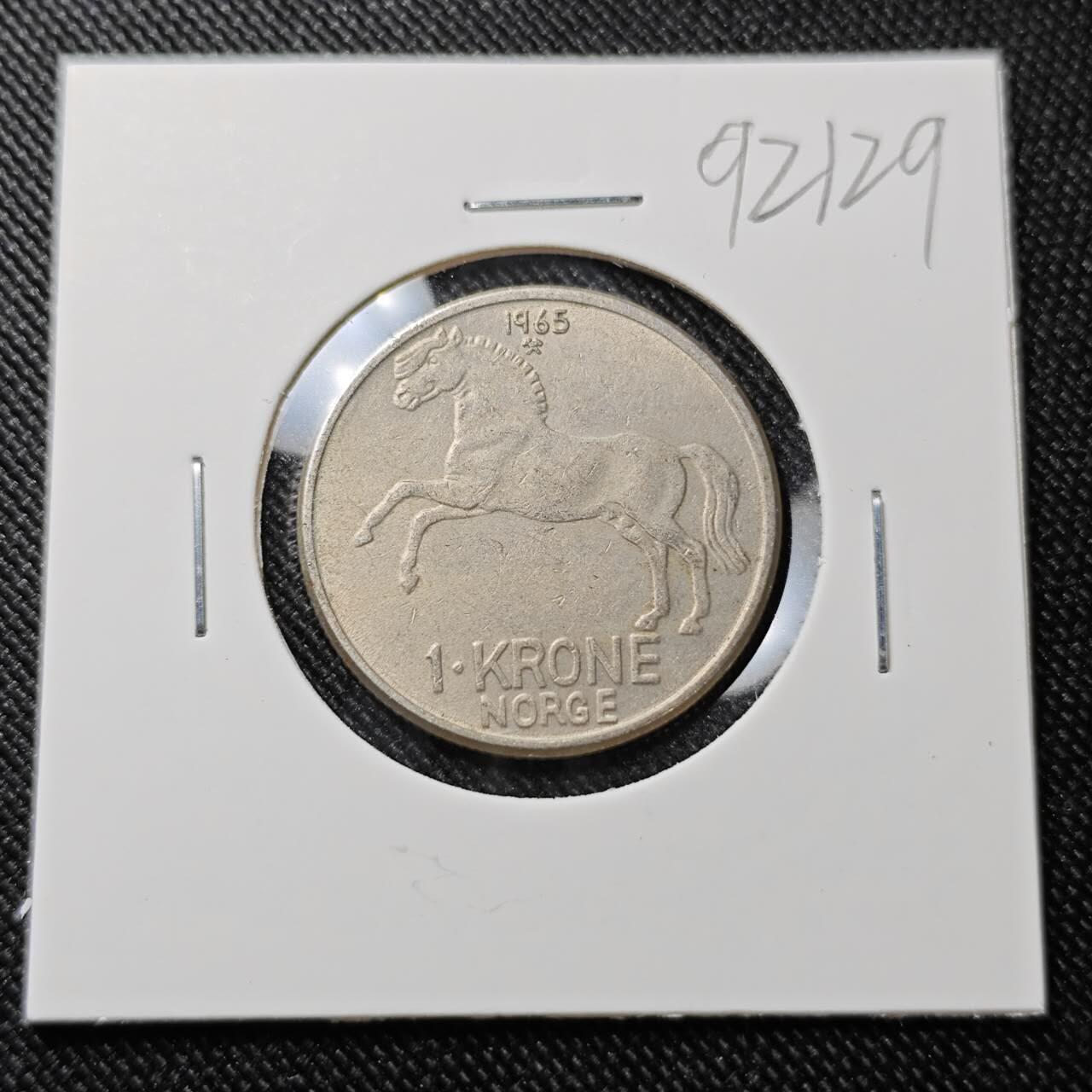 KK钱币收藏小铺  第392期  2月预留时间 周末发货  挪威1克朗