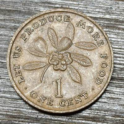 【本场4.12号发货】★第145★散币专场 不寄存，30包邮。不满30元，支付5元运费。《接受代拍 代送NGC评级》 - 85【无寄存】牙买加 1972年 1分 FAO青铜纪念币农粮组织荔枝果