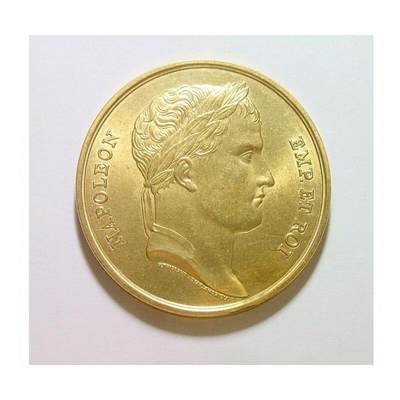 法国拿破仑金叶冠+加冕仪式 高浮雕精制大铜章 40MM - 法国拿破仑金叶冠+加冕仪式 高浮雕精制大铜章 40MM