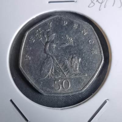 沼泽如烟--第984场 - 英国1997年50便士