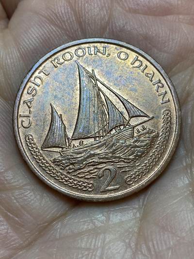 2026年第十九场(总第一百八十八场）外国好品散币场(免佣金) - 英属马恩岛🇮🇲2000年2便士(伊丽莎白二世老年第二套)