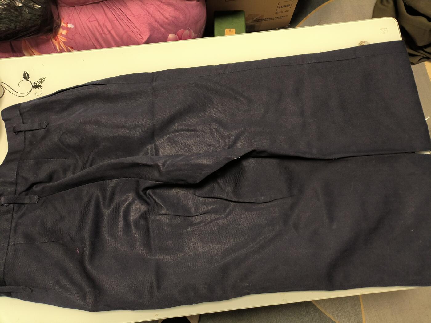 （店主清仓 大量自藏 制服徽章盛宴）罗岚⭐爱藏⭐甄选专拍第五场-分享拍场赚佣（实体经营） su-M55式海校官马裤呢 定制约正一号尺码（80年代老干部老料后做 白色系反光）