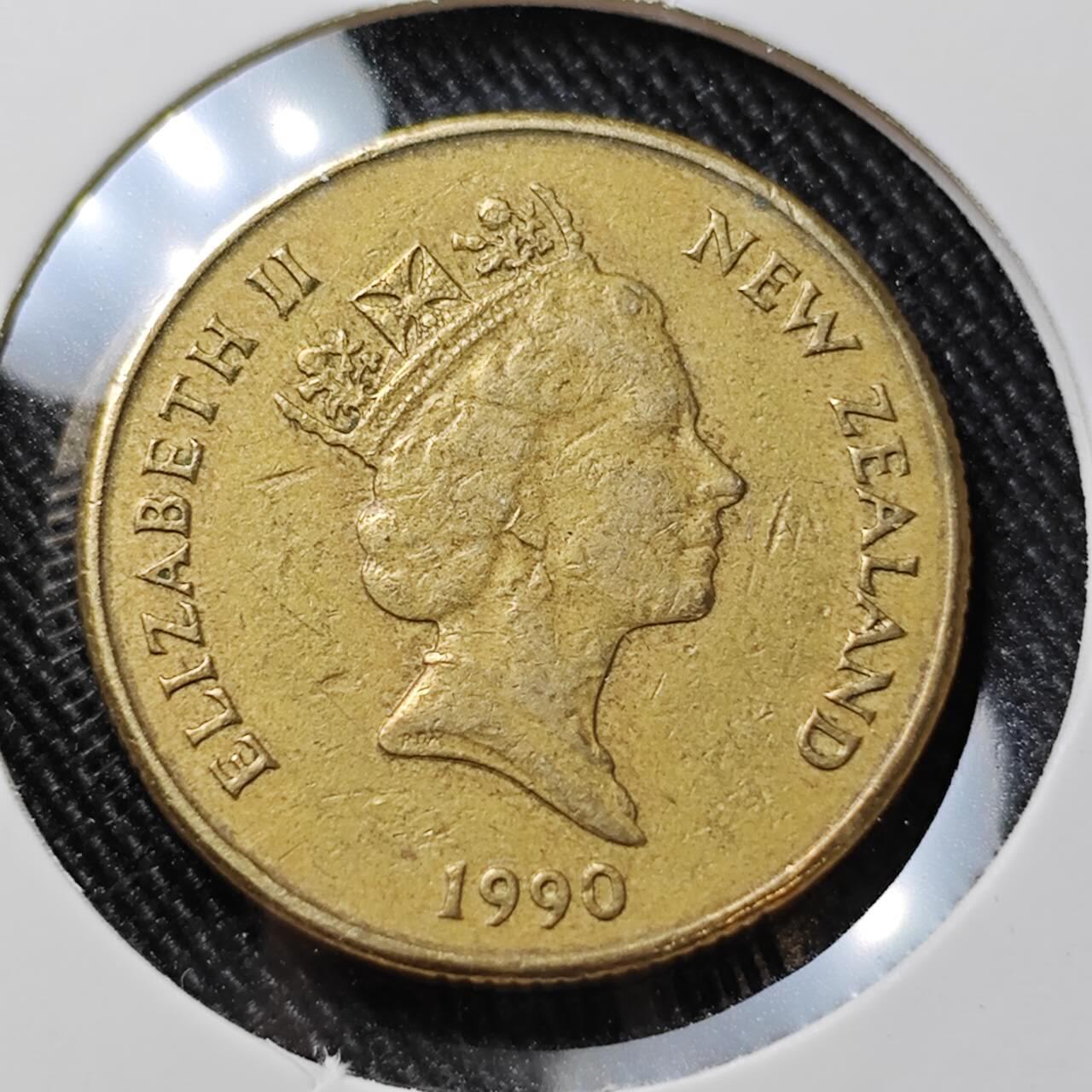 KK钱币收藏小铺  第392期  2月预留时间 周末发货  新西兰1元