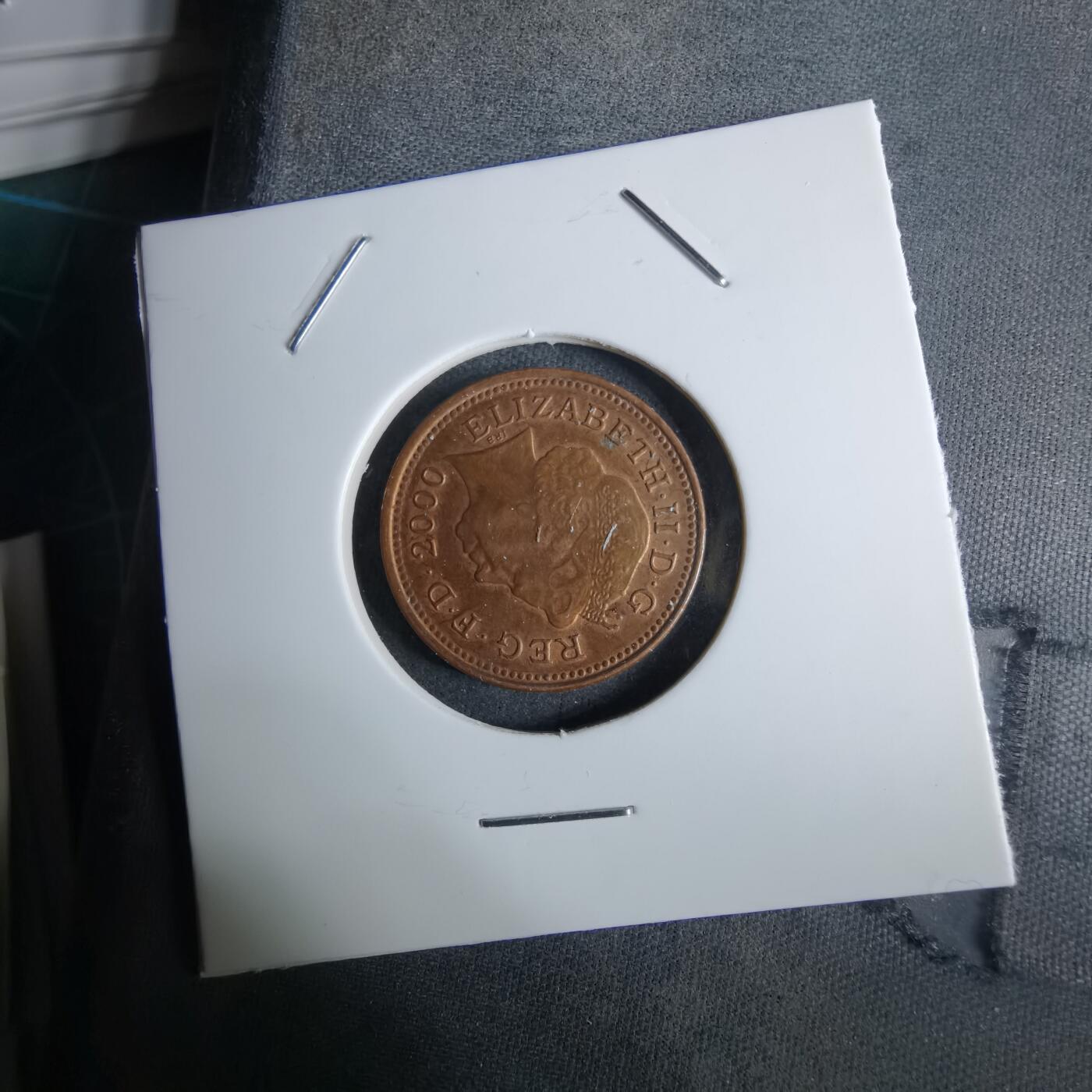 沼泽如烟--第984场 英国2000年1便士