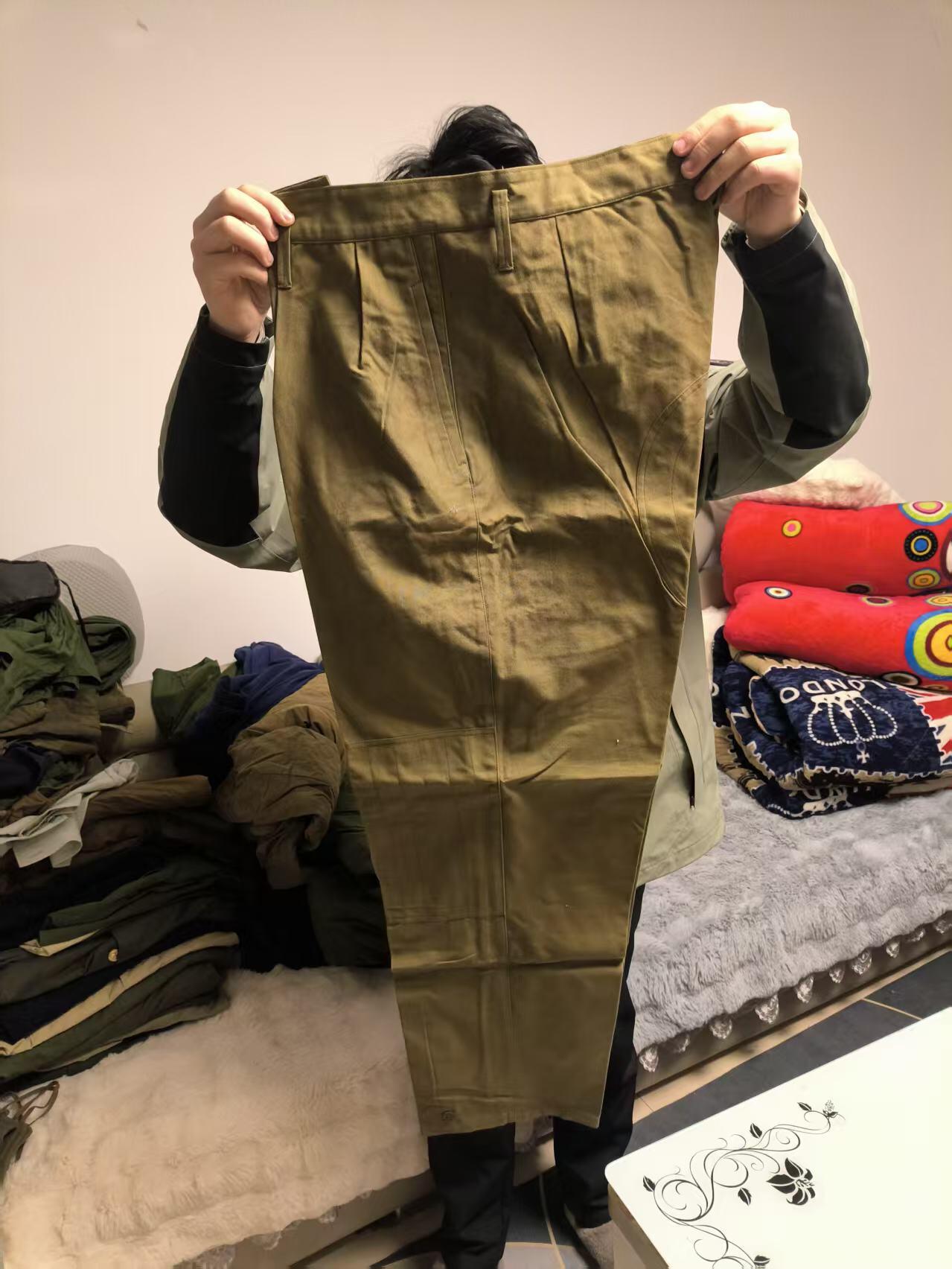 （店主清仓 大量自藏 制服徽章盛宴）罗岚⭐爱藏⭐甄选专拍第五场-分享拍场赚佣（实体经营） su-M55-65过渡时期陆（骑兵/装甲兵）三号裤（土共招笑尺码 实际相当于附一号）带补强 使用土黄色小帆布 库存未下水 