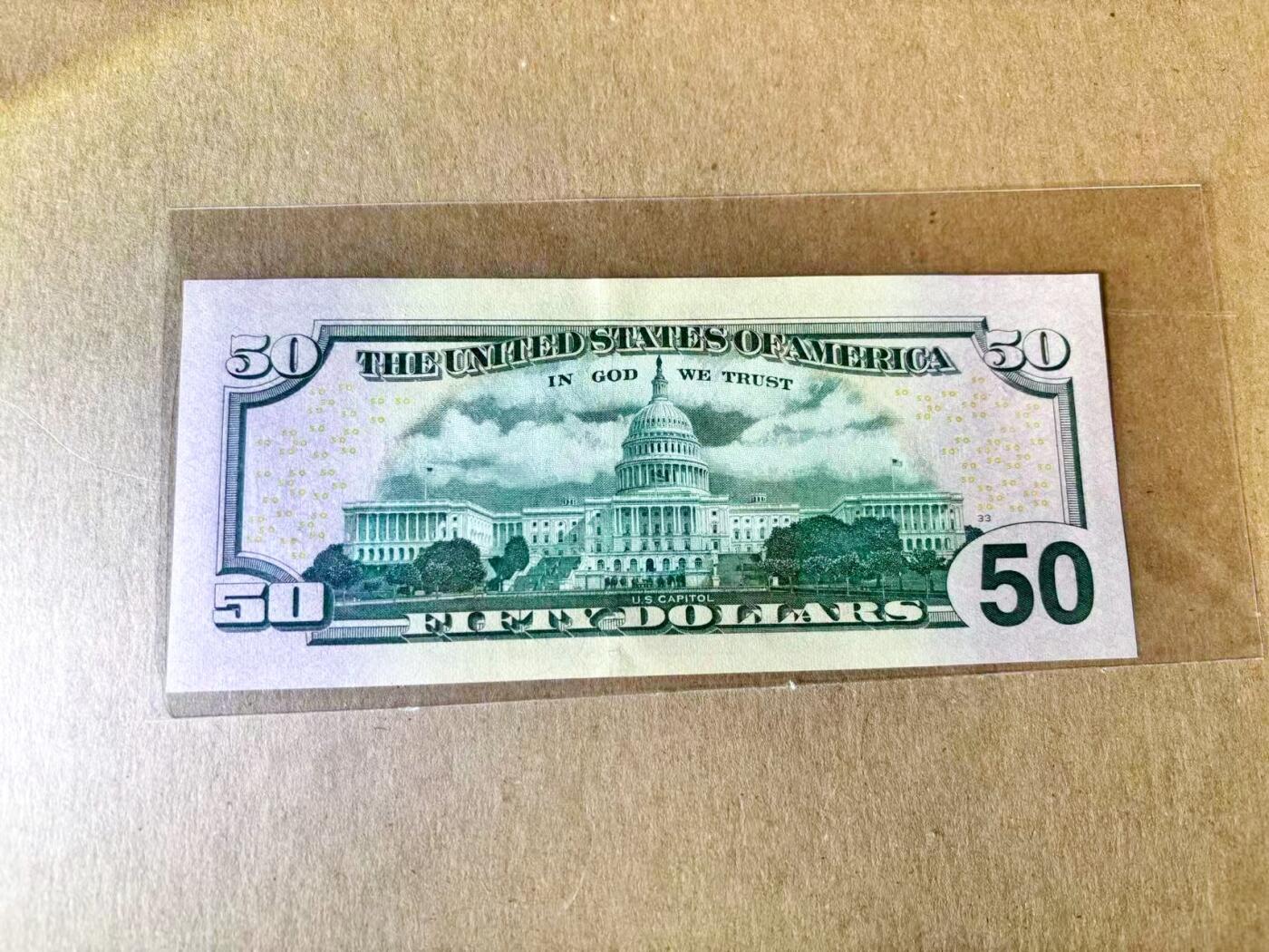 【Blue Auction】世界纸币精拍第782期——18级TOP拍卖/信誉/品质/专业/高效💫 美国 2017年50美金 全新UNC