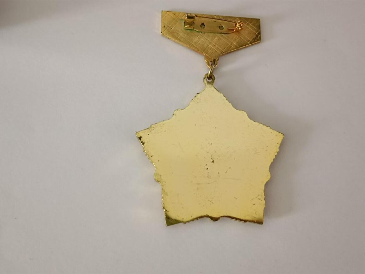 共和国建设者徽章纪念章