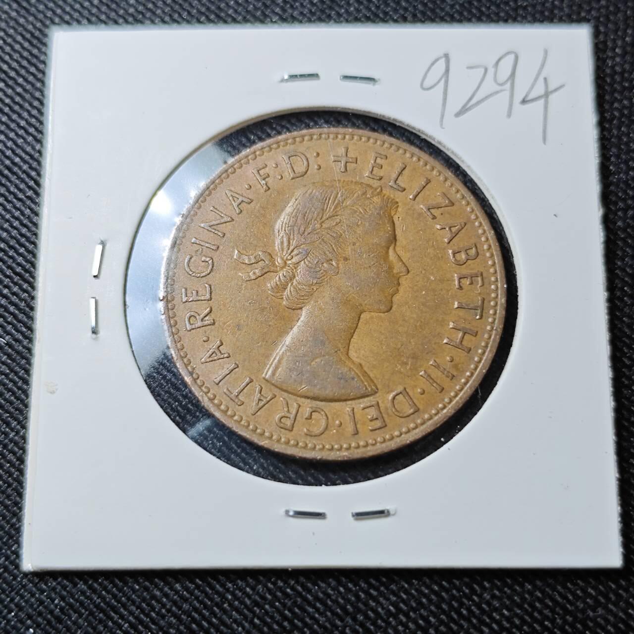 KK钱币收藏小铺  第392期  2月预留时间 周末发货  1965英国1便士铜币