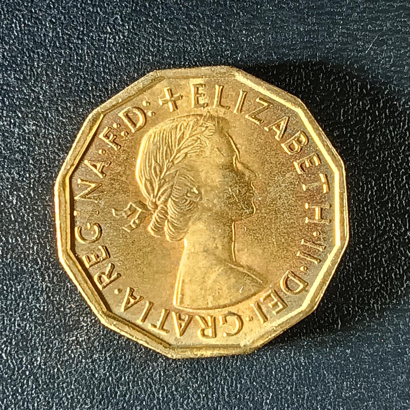 逸泉钱币2026第十二组世界钱币专场春节千件大拍A1614～2574 1961英国3便士伊丽莎白