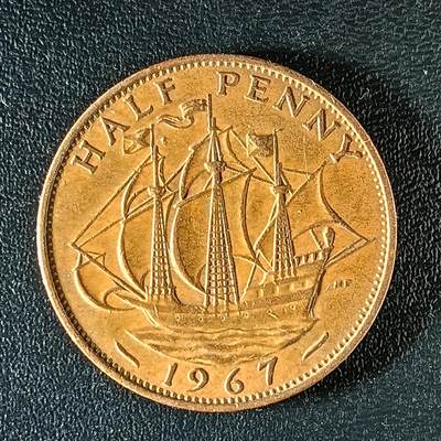 逸泉钱币2026第十二组世界钱币专场春节千件大拍A1614～2574 - 1883 英国半便士伊丽莎白女王