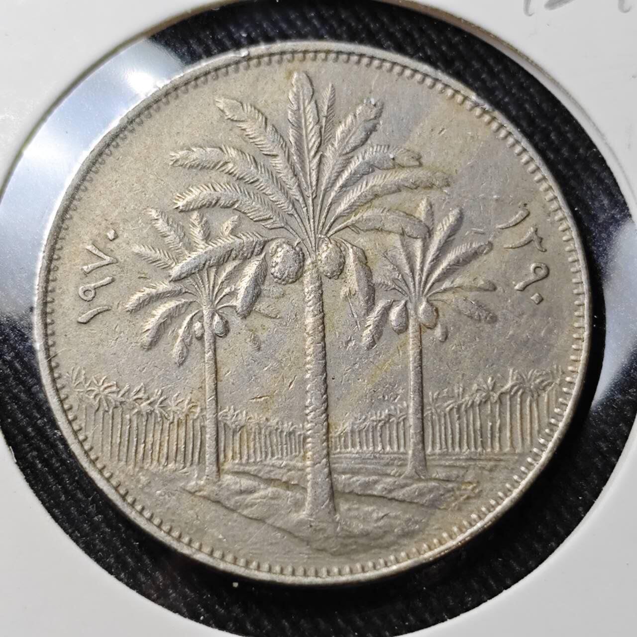 KK钱币收藏小铺  第392期  2月预留时间 周末发货  伊拉克100费尔椰树