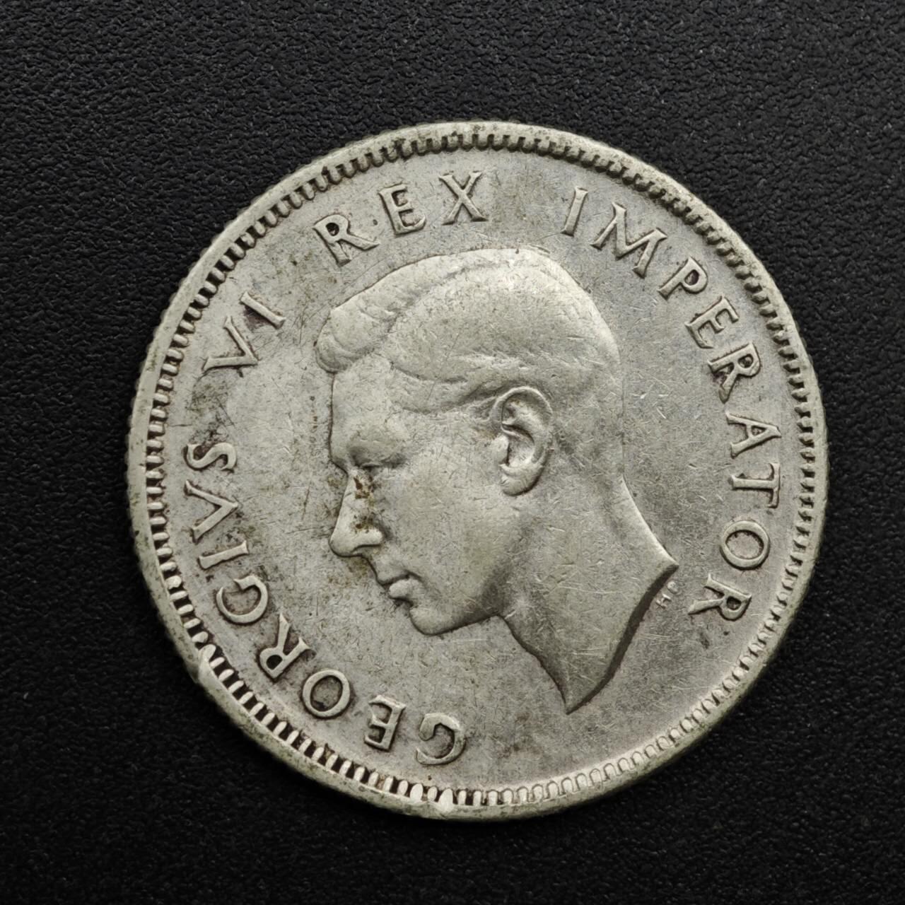 【淘币小摊】实时拍第八百六十三拍   小银币散币场   年前最后一周 之前的预留小年前全部发出 请更换最新收货地址  南非1938年乔治六世一先令银币