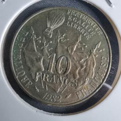 沼泽如烟--第984场 - 法国1982年10法郎纪念币