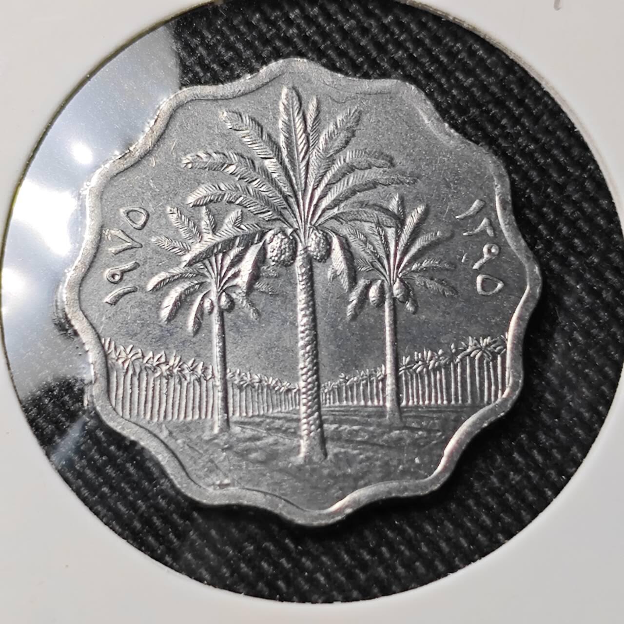 KK钱币收藏小铺  第392期  2月预留时间 周末发货  伊拉克5费尔纪念币