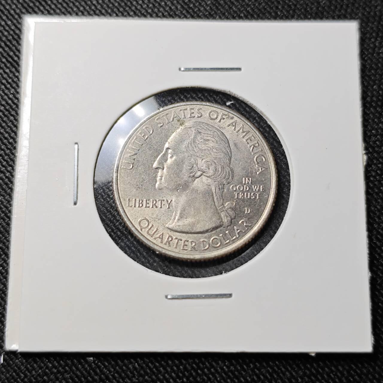 KK钱币收藏小铺  第392期  2月预留时间 周末发货  美国25分纪念币