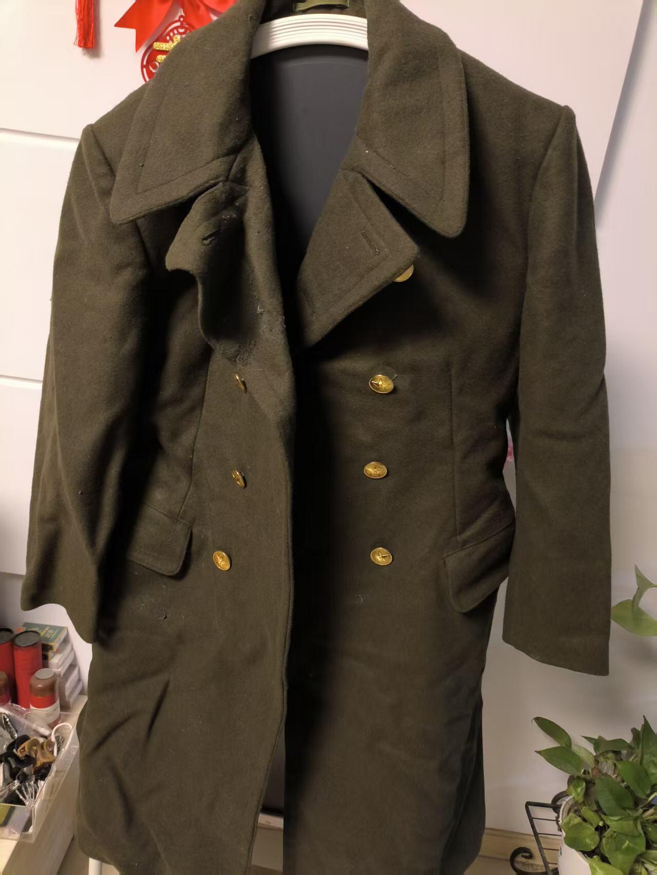 （店主清仓 大量自藏 制服徽章盛宴）罗岚⭐爱藏⭐甄选专拍第五场-分享拍场赚佣（实体经营） su-M65式过渡时期陆船运麦尔登呢干部大衣 正三（店主180可当短大衣穿 体感比65早期的船运呢舒服很多 土共大衣尺码灵活）库存未下水 改扣可当平替