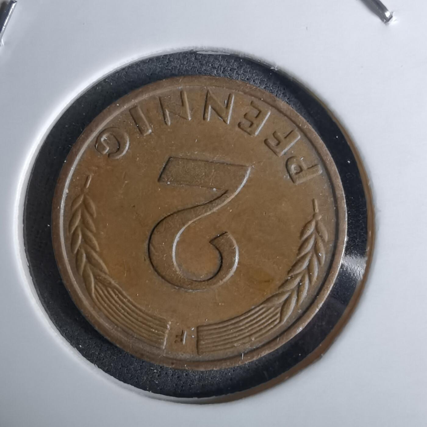 沼泽如烟--第984场 德国1966年2芬尼