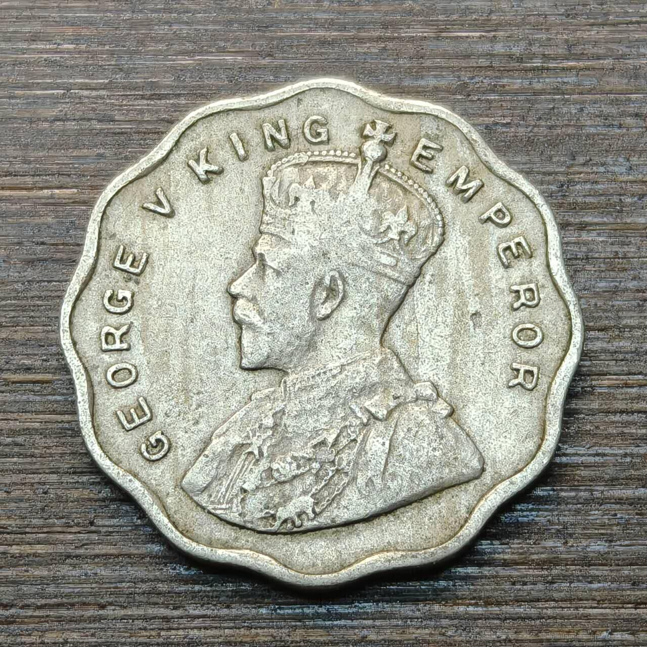 【本场4.12号发货】★第145★散币专场 不寄存，30包邮。不满30元，支付5元运费。《接受代拍 代送NGC评级》 13【无寄存】英属印度 1934年 1安那 铜镍币