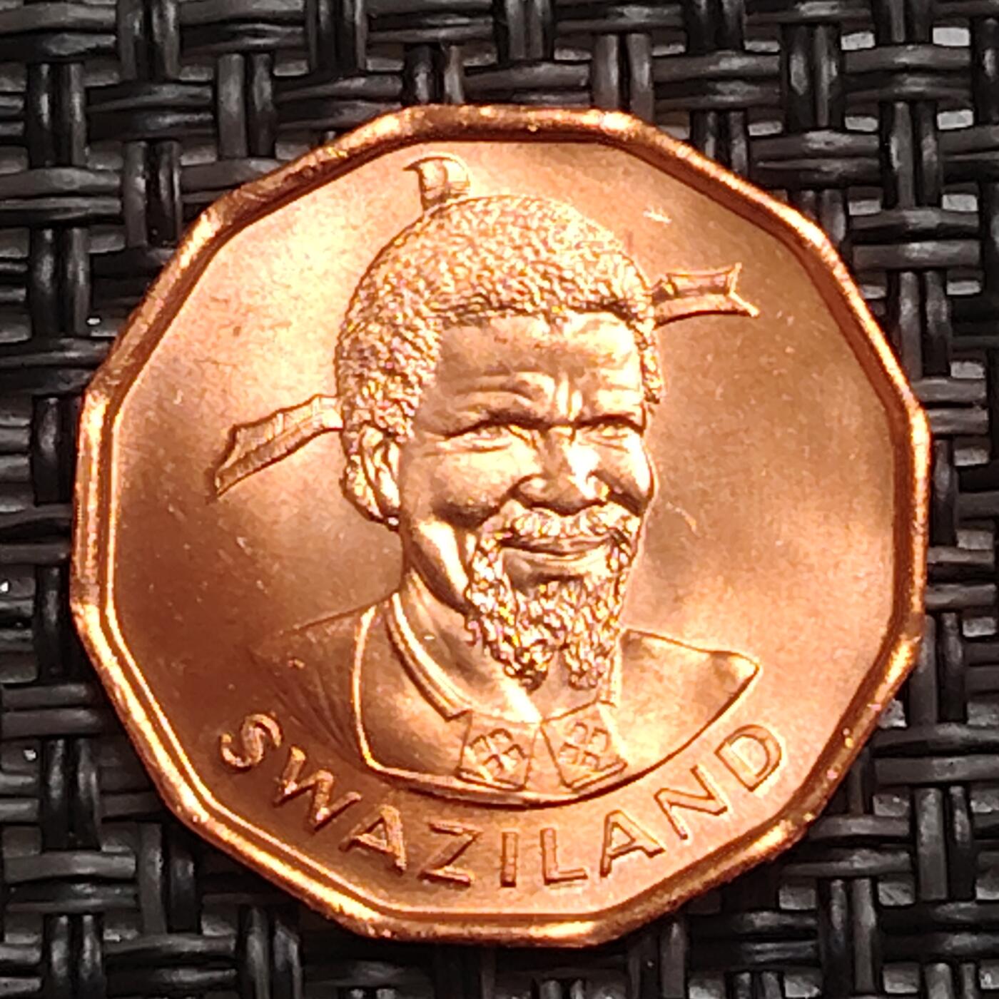 布加迪🐬～世界钱币(上海)🌾第 273 期 /  各国套币和散币 斯威士兰🇸🇿 1982年 1分