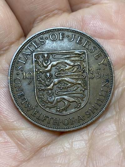 2026年第十九场(总第一百八十八场）外国好品散币场(免佣金) - 英属泽西岛🇯🇪1935年1/12先令(乔治五世第三版，关门年仅发行3年)