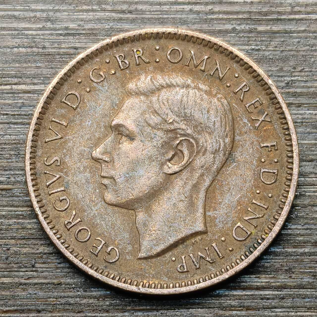 【本场4.12号发货】★第145★散币专场 不寄存，30包邮。不满30元，支付5元运费。《接受代拍 代送NGC评级》 19【无寄存】1942年 英国 1便士