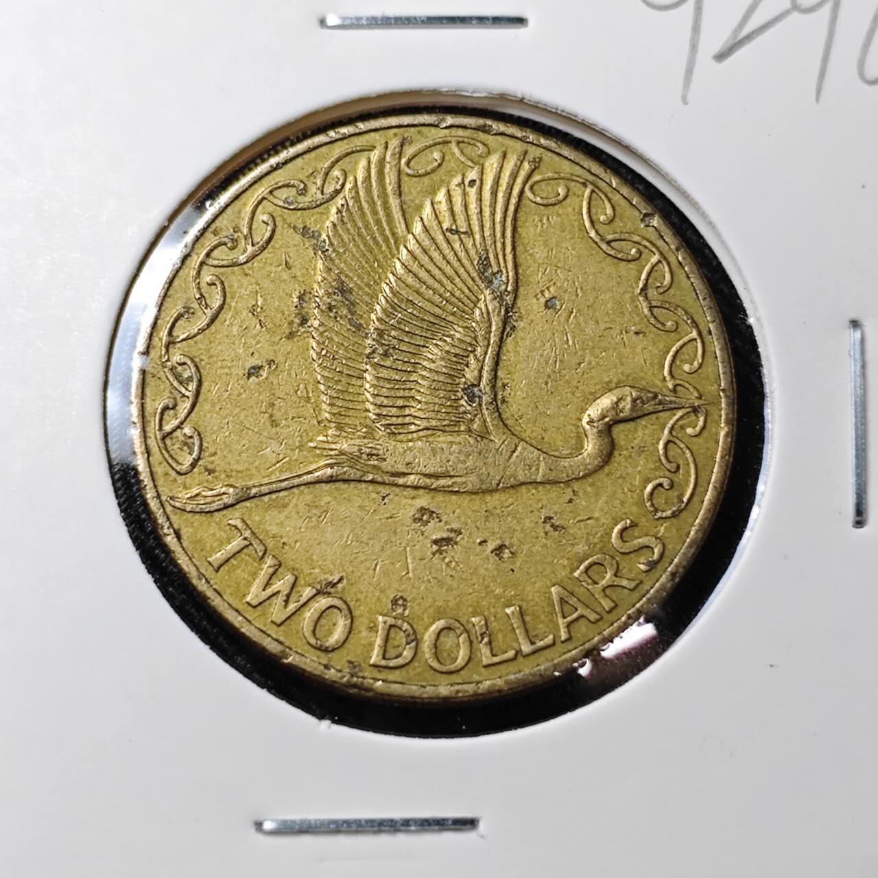 KK钱币收藏小铺  第392期  2月预留时间 周末发货  新西兰2元