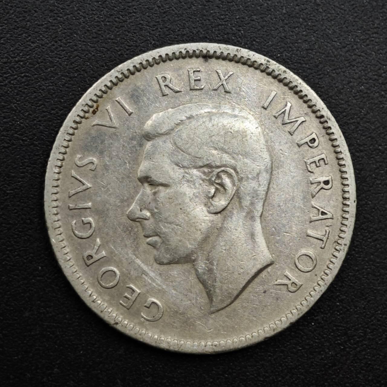 【淘币小摊】实时拍第八百六十三拍   小银币散币场   年前最后一周 之前的预留小年前全部发出 请更换最新收货地址  南非1937年乔治六世一先令银币