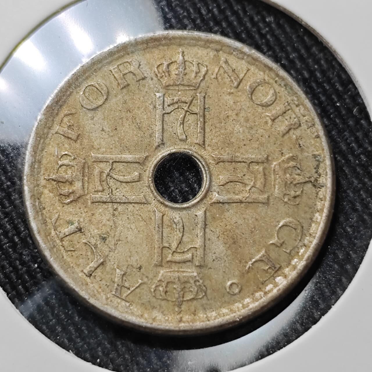 KK钱币收藏小铺  第392期  2月预留时间 周末发货 1948 挪威50欧尔