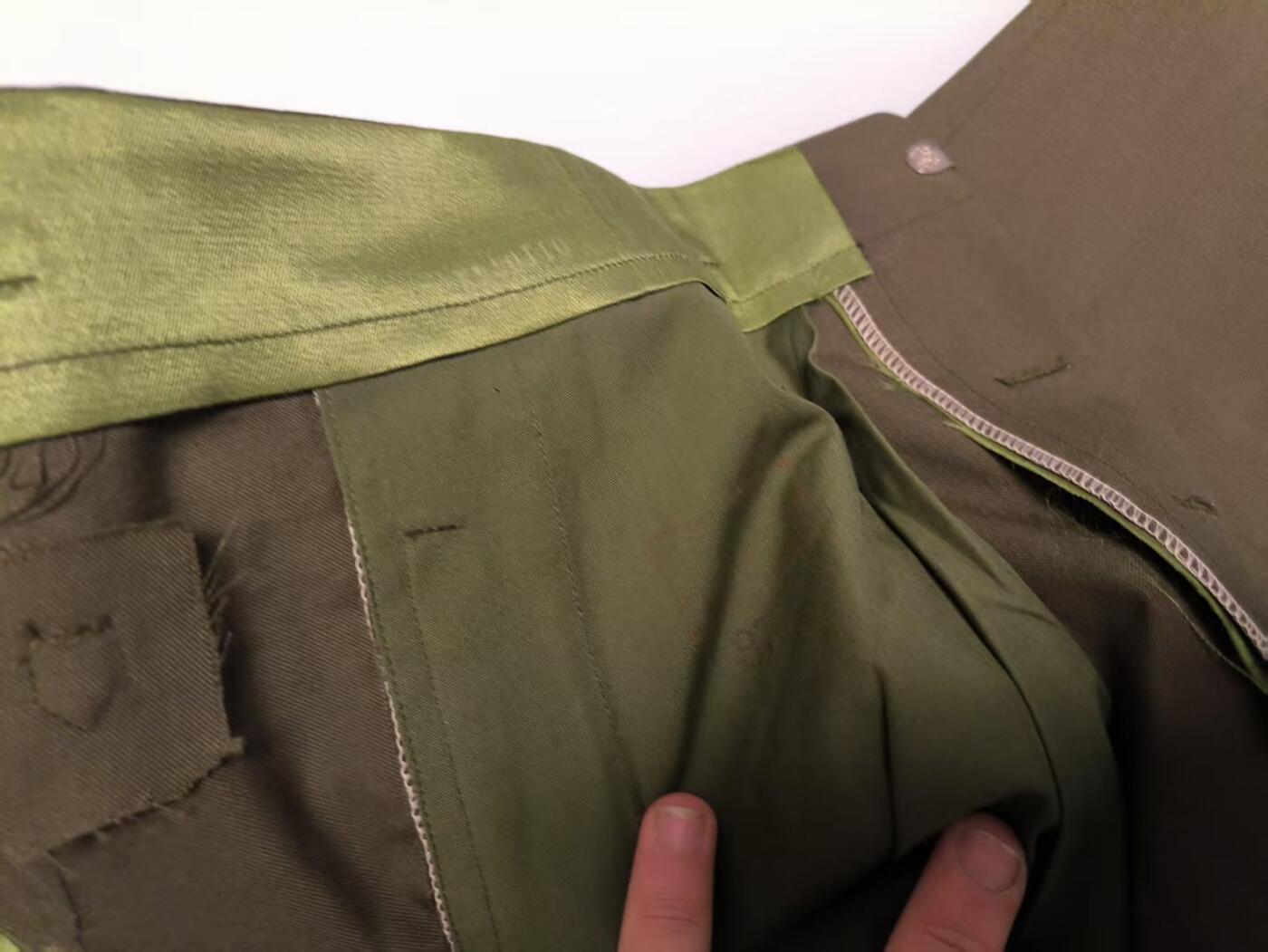 （店主清仓 大量自藏 制服徽章盛宴）罗岚⭐爱藏⭐甄选专拍第五场-分享拍场赚佣（实体经营） su-M87式特体定制体工队凡立丁高定常服裤 尺码超绝巨大约合身高200cm者穿着 带定制条