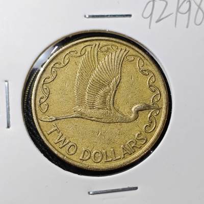 KK钱币收藏小铺  第392期  2月预留时间 周末发货 -  新西兰2元