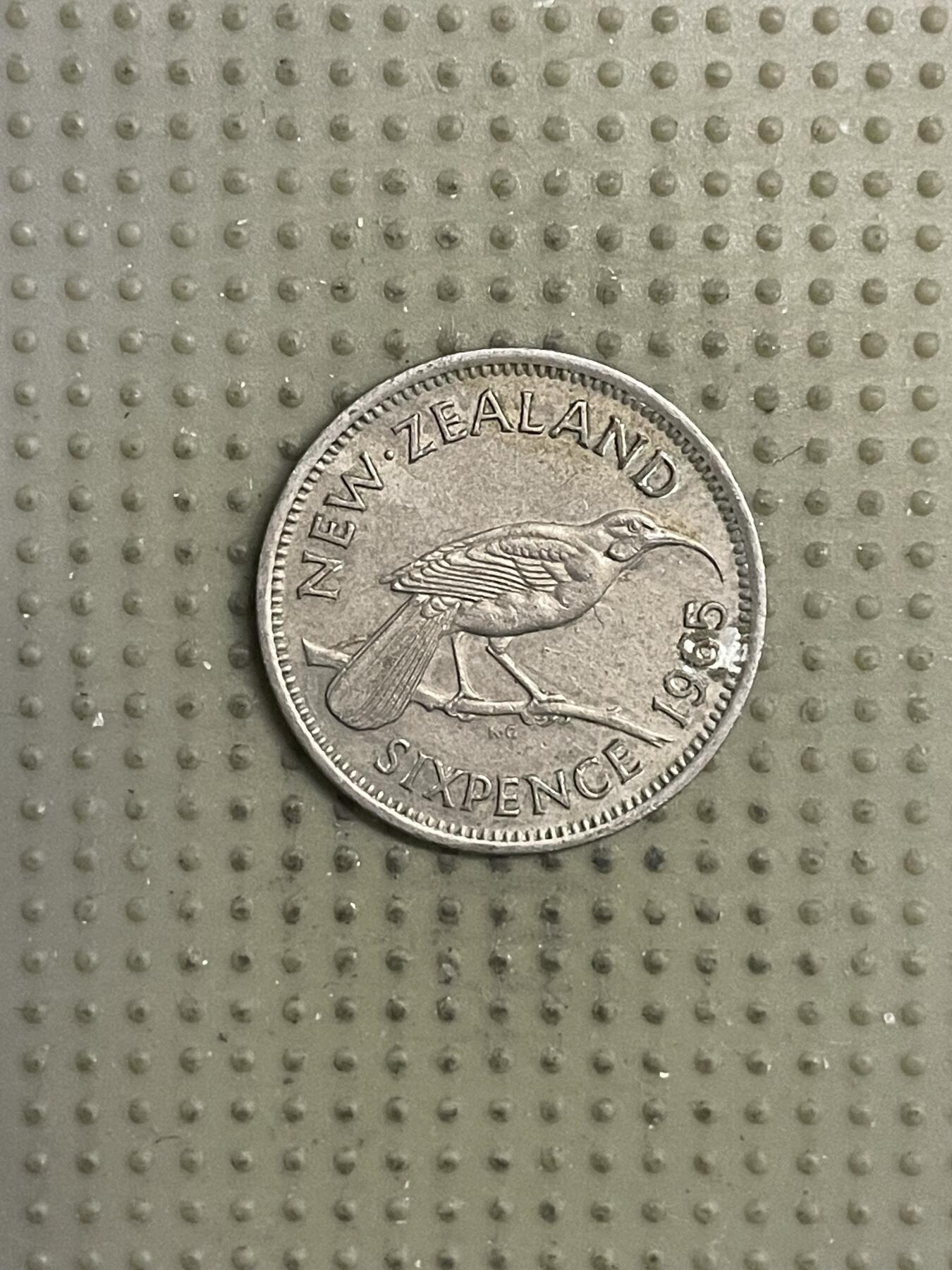 2026年第21场各国散币拍卖（总第171场） 新西兰1965年6便士