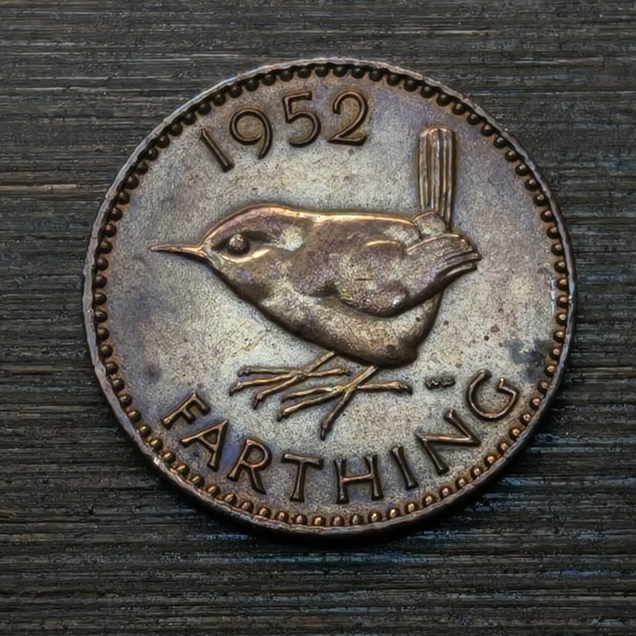 【本场4.12号发货】★第145★散币专场 不寄存，30包邮。不满30元，支付5元运费。《接受代拍 代送NGC评级》 12【无寄存】 1952年 英国 1法新