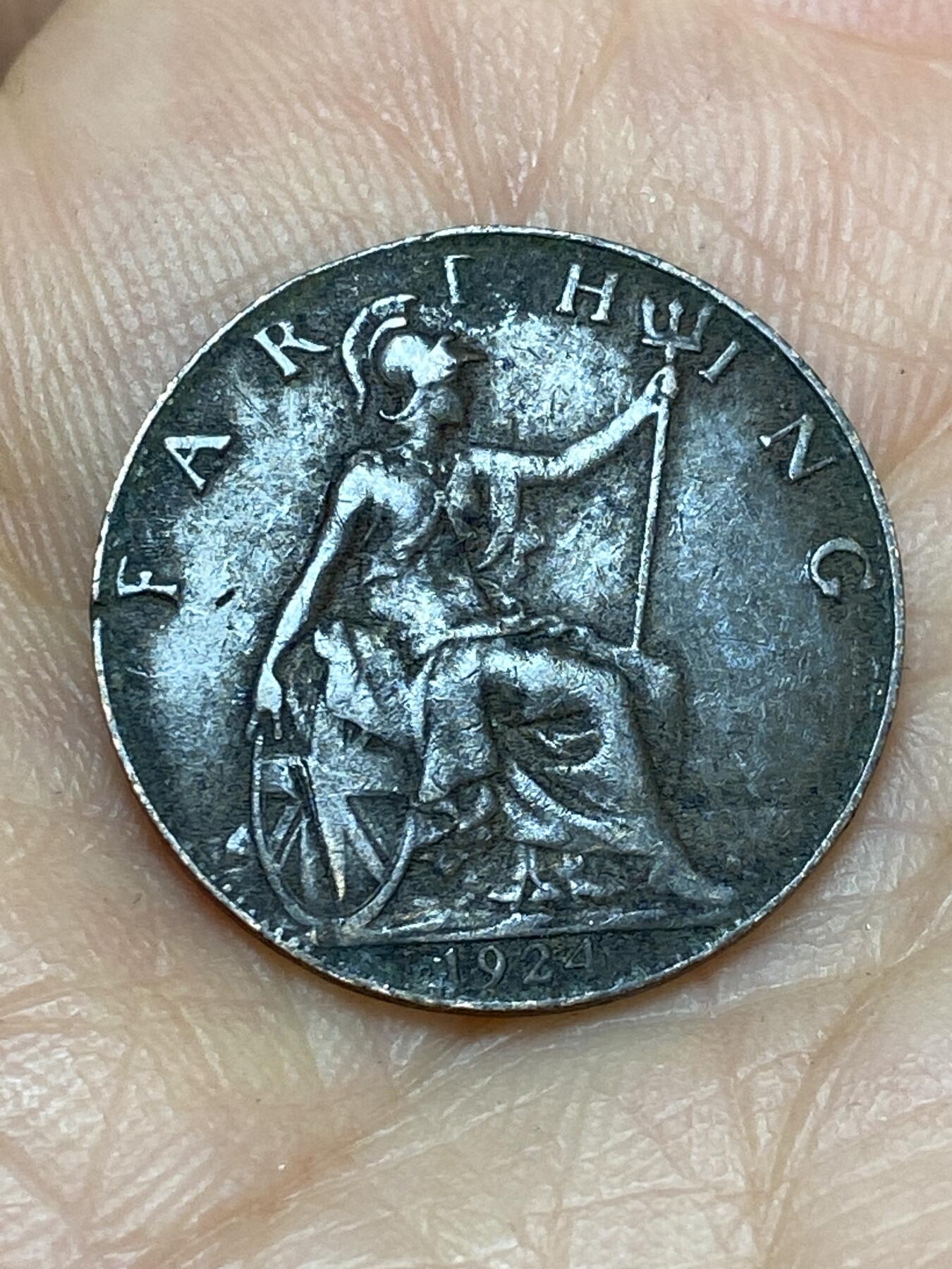 2026年第十九场(总第一百八十八场）外国好品散币场(免佣金) 英国🇬🇧1924年1法新(乔治五世第二版)