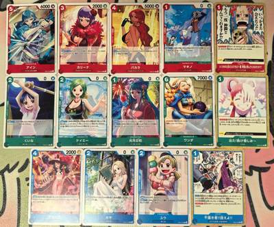 丫丫卡拍周中期快速结束（2月5日21：30截拍） - 日版OPCG海贼王EB03 C卡一套29张