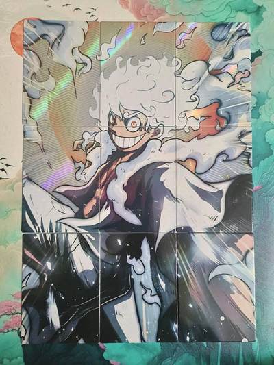 买就送PR！！龙虎卡牌-七六场（满200元包邮，无佣金，每周六结拍，欢迎送拍） - 彩闪9拼 海贼王 五档路飞（尼卡形态）