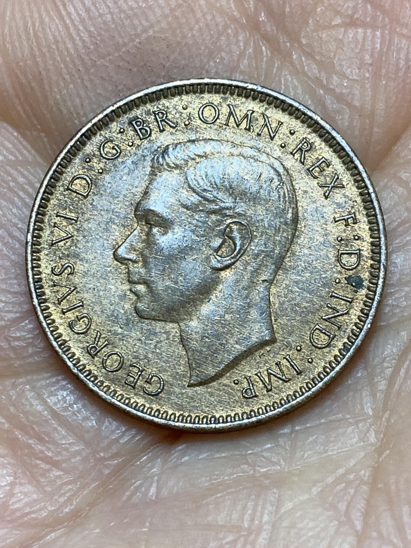 2026年第十九场(总第一百八十八场）外国好品散币场(免佣金) 英国🇬🇧1946年1法新(乔治六世第一版)