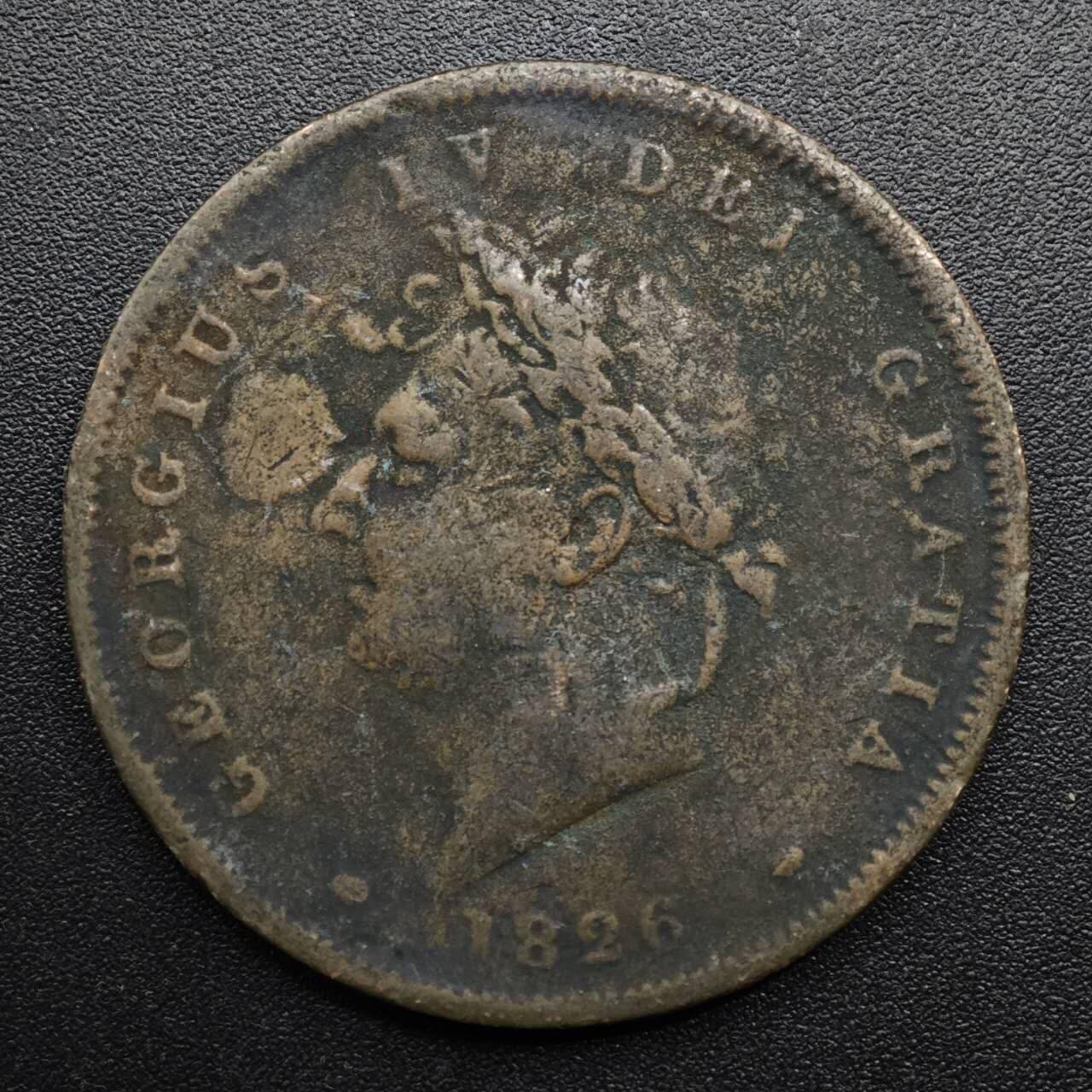 【淘币小摊】实时拍第八百六十三拍   小银币散币场   年前最后一周 之前的预留小年前全部发出 请更换最新收货地址  英国1826年乔治四世一便士铜币